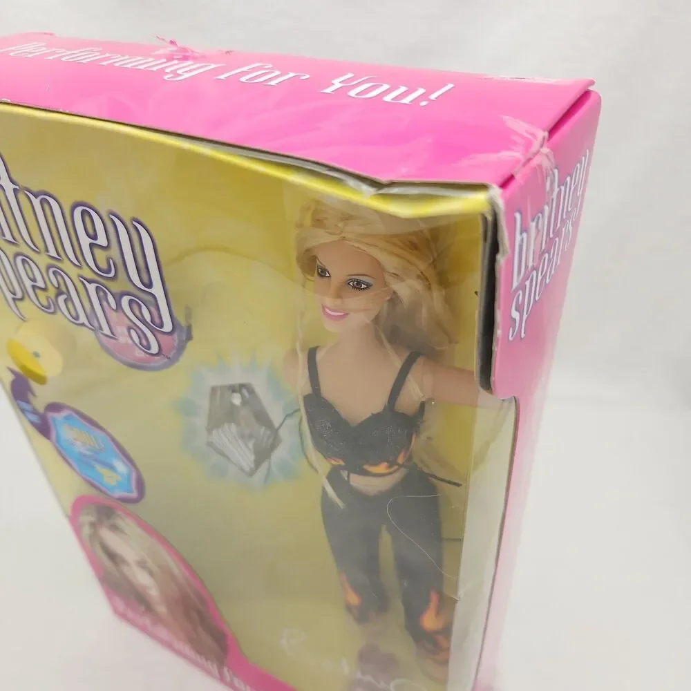 Doll Britney Spears Performing For You Flames Costume Glo Necklace #20200 READ